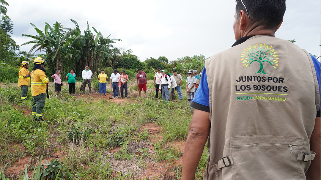 Agricultores y concesionarios fortalecen sus capacidades en buenas prácticas agrícolas, manejo forestal y prevención de incendios